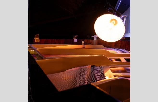 Steinhoven SG148 Polished Ebony Display Model Baby Grand Piano All Inclusive Package - Image 10